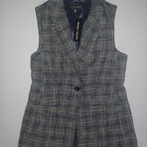 PEACE OF CLOTH ELISE SLEEVELESS BLAZER VEST